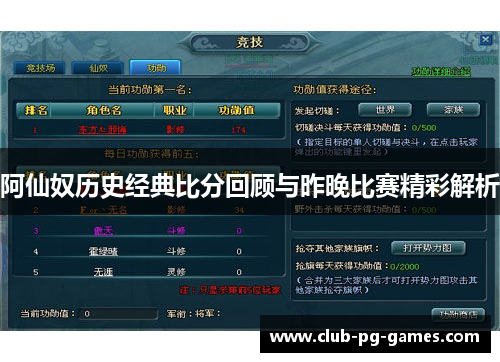 阿仙奴历史经典比分回顾与昨晚比赛精彩解析 阿仙奴历史经典比分回顾与昨晚比赛精彩解析